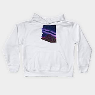 Arizona Milky Way Desert Kids Hoodie